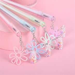 Random Gel Ink Rollerball Pens Drifting Bottle Pendant Pen Gel Ink Pen Erasable Pen Ballpoint Pens Black Ink Writing Pens Office & School Supplies