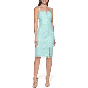 GUESS Women's Sleeveless Chemical Lace Mini Dress