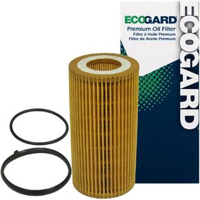 ECOGARD X5581 Premium Cartridge Engine Oil Filter for Conventional Oil Fits Volkswagen Jetta 2.5L 2005-2014, Beetle 2.5L 2006-2014, Passat 2.5L 2012-2014, Passat 2.0L 2006-2008, Rabbit 2.5L 2006-2009