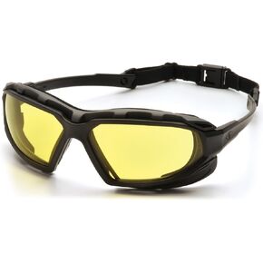 Pyramex Safety - SBG5080DT Highlander XP Eyewear, Black-Gray Frame/Indoor-Outdoor Mirror Anti-Fog Lens