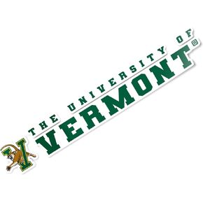 Desert Cactus The University of Vermont Catamounts Name Logo Vinyl Decal Laptop Water Bottle Car Scrapbook (8 Inch Sticker)