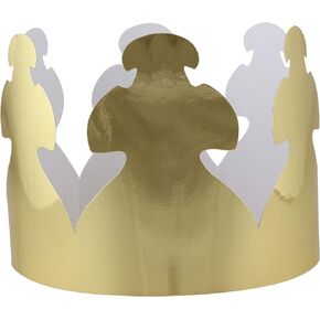 Hygloss Products, Inc Gold Bright Tag Crowns, Pack of 24, 24 Pieces, Count