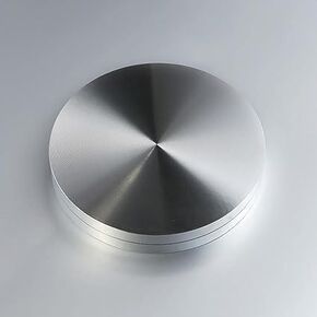 Silver Ceramic Clay Pottery Throwing Trimming Spinner Tool Pottery Finishing Tools Clay Metal Rotary Disc Wheel Clay Small Tools Suitable Potters and Clay Artists Ceramic and Pottery Tools