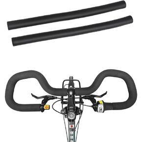 Bicycle Handlebar Grips Cover Racing Bike Sponge Foam Rubber Tube Flexible Cuttable Handlebar Cover Foam Grips,Pack of 2 Piece,Inner Diameter 21mm/0.83inch