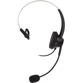 ASHATA USB C Headset with Microphone Noise Cancelling, PC Headphone Wired Call Center Headset for Skype, Crystal Clear Chat, Super Lightweight, Meeting, Ultra Comfort