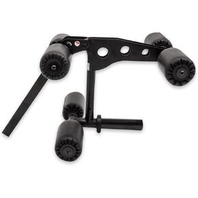 Inspire Fitness Leg Curl/Extension Bench Attachment - Leg Extension Home Gym Attachment - Leg Extension Attachment with Built in Weight Horn
