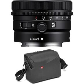 Sony SEL50F25G FE 50mm f/2.5 G Full-Frame Ultra-Compact G Lens with Camera Shoulder Bag II (2 Items)