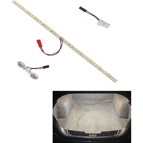 BMTxms Trunk LED Light，12" 2835 SMD - LED Strip Light Universal fit for Car Trunk Cargo