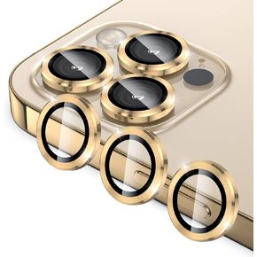 واقي عدسة الكاميرا متوافق مع iPhone 13 Pro Max (6.7 بوصة) وiPhone 13 Pro (6.1 بوصة)، غطاء واقي شاشة زجاجي شفاف ممتاز مع حلقة معدنية مضادة للخدش/الغبار in Saudi Arabia