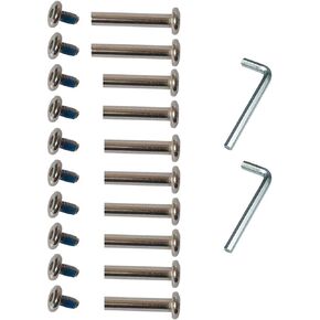 OD 15/64" (6mm) Shaft Hex Socket Screw Inline Skate Wheel Roller Blades Replacement Skate Wheel Axles Repair kit (30mm/36mm)
