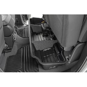 Rough Country Under Seat Storage for 19-24 1500 | 20-24 2500HD/3500HD - RC09061, Black