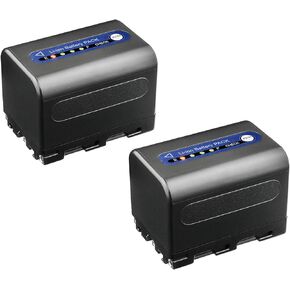 Kastar Battery 2-Pack for Sony NP-QM71D NP-FM50 NP-QM71 NP-FM70 NP-FM90 and CCD-TRV328 338 DCR-DVD300 301 DCR-HC14 DCR-PC105 330E TRV20 TRV22 TRV24 TRV25 DCR-TRV70 DCR-TR80 DCR-TR250 DCR-TR260 Camera