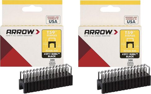 مثبت سهم 591188BLSS أصلي T59 ستانلس ستيل أسود 1/4 بوصة × 5/16 بوصة، 300 قطعة (عبوتان) in Kuwait