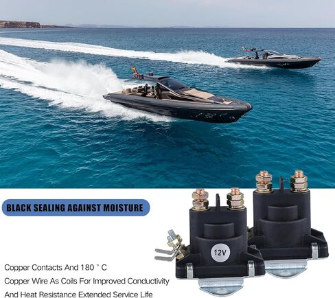 12V الطاقة تقليم الملف اللولبي التبديل 89-96158T الملف اللولبي لمحركات ميركوري مارينر الخارجية 35-275 Hp 89-846070 89-94318 Mercruiser 8996158T (2 قطعة) in Kuwait