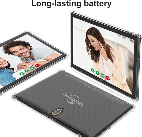 ZONKO Tablet 10 inch 4G Cellular Tablet PC with Dual Sim Card Slot, 4GB+64GB Storage(512GB Expand), Tablet with Keyboard Mouse Stylus, Octa-Core Processor,13MP Camera, WiFi, GPS(Black) in Kuwait