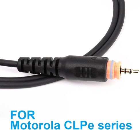 سماعة أذن لاسلكية على شكل C متوافقة مع Motorola CLPe 2 Way Radio سلك واحد سماعة أذن بخطاف 3.5 مم 1 دبوس سماعة راديو ثنائية الاتجاه مع ميكروفون PTT in Kuwait