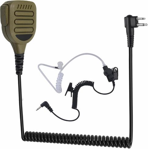WODASEN Waterproof Radio Speaker Mic Walkie Talkie Microphone Handheld Shoulder Lapel Mic for CP100 CP100d CP185 CP200 CP200d CLS1110 CLS1410 RMU2040D RDM2070D (128, Black) in Saudi Arabia