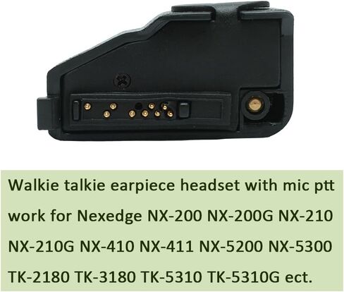 محول الصوت NX200 مع قابس 2 دبوس لراديو كينوود TK-308 TK-320 TK-2312 TK-3212 لاسلكي تخاطب ثنائي الاتجاه in Saudi Arabia