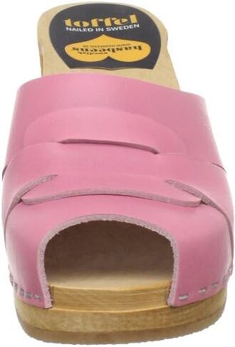 Swedish Hasbeens Women's Peep Toe Slip-In Sandal in Saudi Arabia