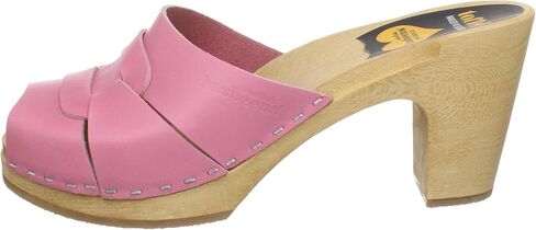 Swedish Hasbeens Women's Peep Toe Slip-In Sandal in Saudi Arabia