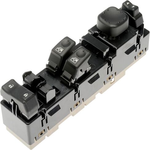 Dorman 920-023 Front Driver Side Master Window Switch Assembly - 5 Button Compatible with Select Chevrolet / GMC Models in Saudi Arabia