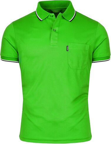 Men's Polo Shirt Dir Fit Solid Polo Shirt Athletic Short Sleeve Various Polo in Saudi Arabia