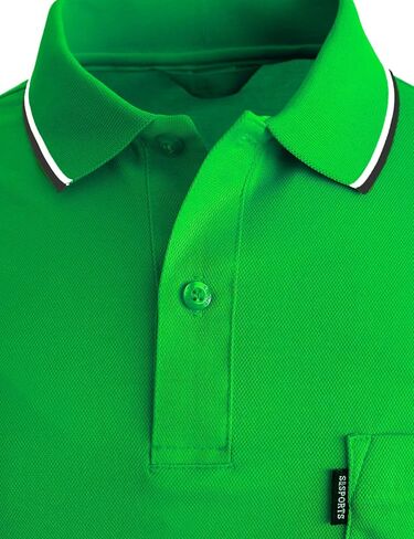 Men's Polo Shirt Dir Fit Solid Polo Shirt Athletic Short Sleeve Various Polo in Saudi Arabia