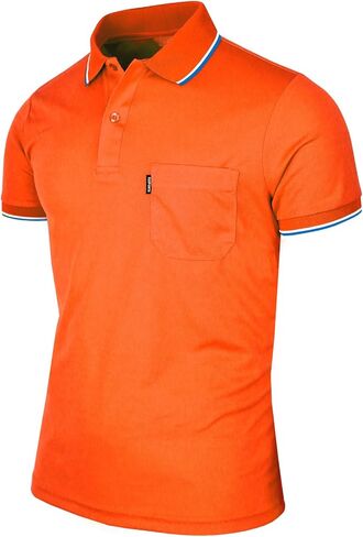 Men's Polo Shirt Dir Fit Solid Polo Shirt Athletic Short Sleeve Various Polo in Saudi Arabia
