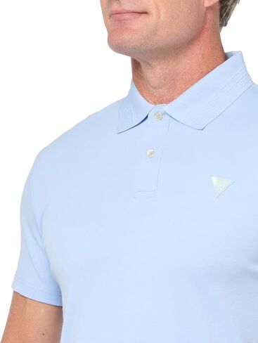 GUESS Men's Short Sleeve Eco Nolan Polo in Saudi Arabia