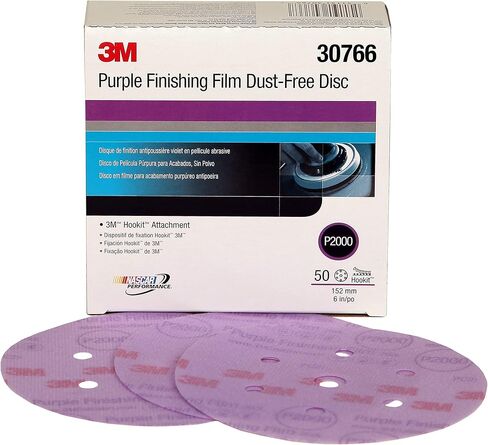 3M 6" P2000 درجة طلاء هوكيت باللون الأرجواني 50 حزمة in Saudi Arabia