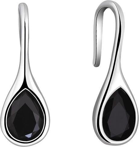 Teardrop Dangle Earrings for Women Silver Drop Earrings Cubic Zirconia Earrings Tear Drop Earrings Jewelry for Gift in Saudi Arabia