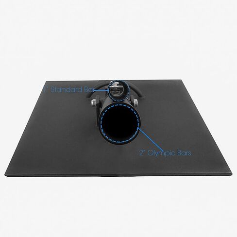 Luwint Landmine Base - No Additional Weight Needed Workout Platform, Flexible Rotation & 45 lb Heavy Stand, Fits 1" Standard and 2" Olympic Bars in Saudi Arabia