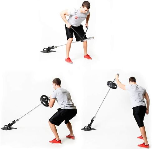 Luwint Landmine Base - No Additional Weight Needed Workout Platform, Flexible Rotation & 45 lb Heavy Stand, Fits 1" Standard and 2" Olympic Bars in Saudi Arabia