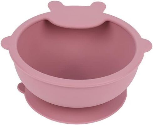 Baby and Toddler Suction Bowls Bear Shape No Spill Silicone (Baby Blue) in Saudi Arabia