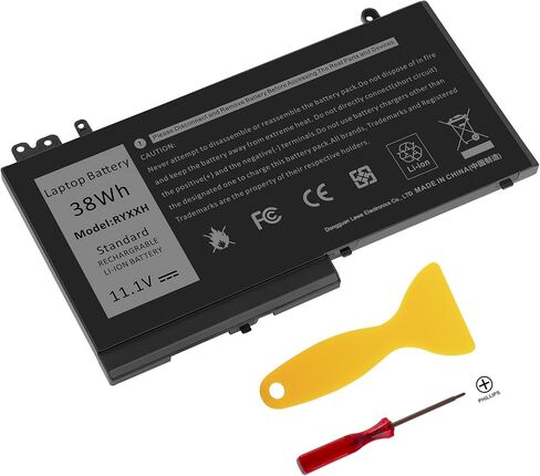 Futurebatt RYXXH 38Wh 11.1V Battery for Dell Latitude E5450 12 5000 E5250 (P25S001) 11 3150 3160 Series laptop in Saudi Arabia