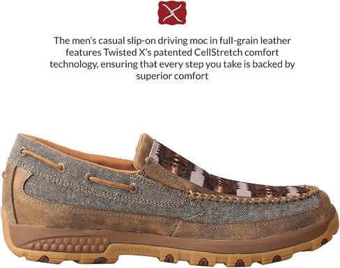 Twisted X Men's Original Slip-on Driving Moc Moccasins in Saudi Arabia