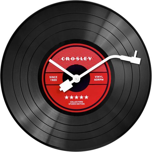 Crosley Retro Vinyl Record Player Wall Clock in Saudi Arabia