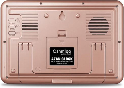 Azan Clock for USA-Automatic Worldwide Digital 8 Azan Prayer Sounds Islamic Wall and Desk Clock in Saudi Arabia