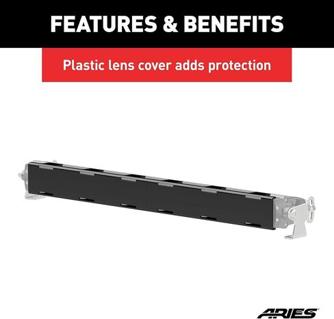ARIES 1501263 20-Inch LED Light Bar Covers, 2 Pieces in Kuwait