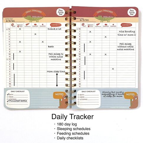 Baby Tracking Journal for Newborns (Girl Edition) - Baby Diary, Daily Activity Log, Developmental Milestones, Immunization Schedule, Health Record, Emergency Contacts, and More! - Made by Doctors for in Saudi Arabia
