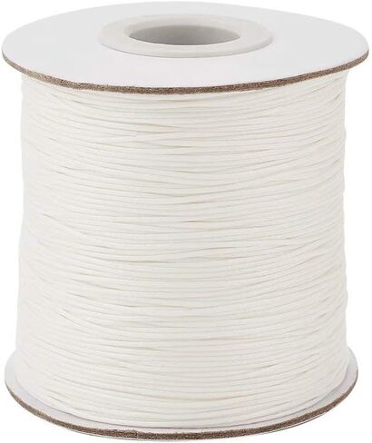 Elecrelive 109.4 Yards 1mm Waxed Polyester Cords Macrame Bracelet Cord 10 Colors Wax Coated String for DIY Friendship Bracelets Necklace Jewelry Making in Saudi Arabia