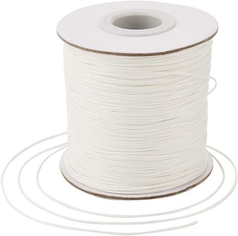 Elecrelive 109.4 Yards 1mm Waxed Polyester Cords Macrame Bracelet Cord 10 Colors Wax Coated String for DIY Friendship Bracelets Necklace Jewelry Making in Saudi Arabia
