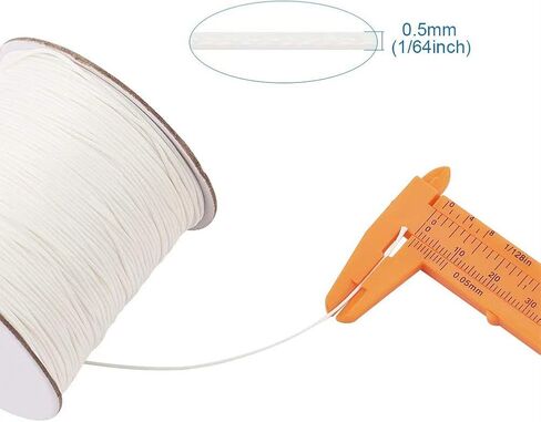 Elecrelive 109.4 Yards 1mm Waxed Polyester Cords Macrame Bracelet Cord 10 Colors Wax Coated String for DIY Friendship Bracelets Necklace Jewelry Making in Saudi Arabia