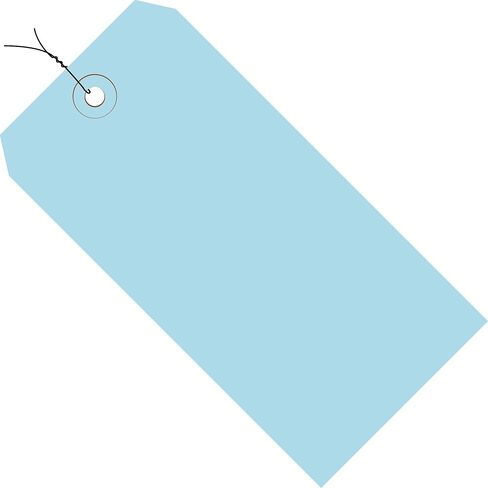 Aviditi Wired Shipping Tags, 6 1/4" x 3 1/8", 13 Pt, Orange, with Reinforced Eyelet, to Identify Or Address Items That Cannot be Labeled and to Color Code Shipments, Case of 1000 in Saudi Arabia