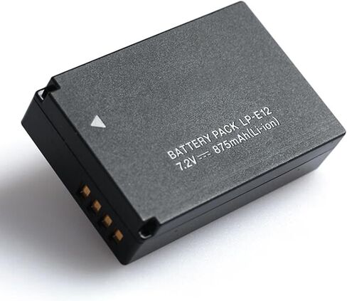 بطارية ليثيوم أيون LP-E12 LPE12 لكاميرات Canon EOS 100D وEOS M وEOS M2 وEOS M10 وEOS M50 وEOS M100 وEOS M200 وEOS Rebel SL1 وPowerShot SX70 HS in Kuwait