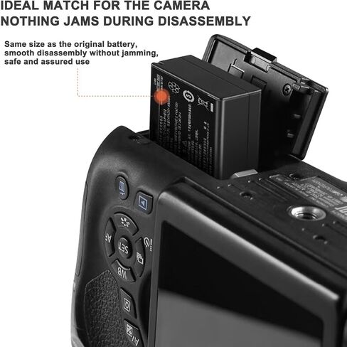 بطارية ليثيوم أيون LP-E12 LPE12 لكاميرات Canon EOS 100D وEOS M وEOS M2 وEOS M10 وEOS M50 وEOS M100 وEOS M200 وEOS Rebel SL1 وPowerShot SX70 HS in Kuwait