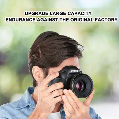 بطارية ليثيوم أيون LP-E12 LPE12 لكاميرات Canon EOS 100D وEOS M وEOS M2 وEOS M10 وEOS M50 وEOS M100 وEOS M200 وEOS Rebel SL1 وPowerShot SX70 HS in Kuwait