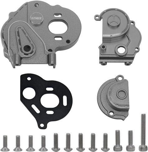 Aluminum Chassis Skid Plate&Transmission Housing Set for Axial UTB18 Capra 4WD 1/18 Trail Buggy Upgrade Part (Dark Blue) in Kuwait