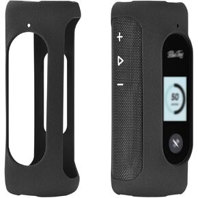 Carrying Silicone Cover Case Compatible with Blue Tees Golf Player+ GPS Speaker with Touch Screen Display (Black)