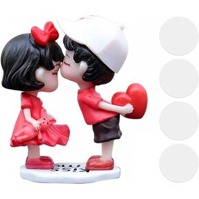 MiOYOOW Car Dashboard Decoration, Lovely Couple Auto Interior Decoration Cute Couple Ornament with for Cars Home